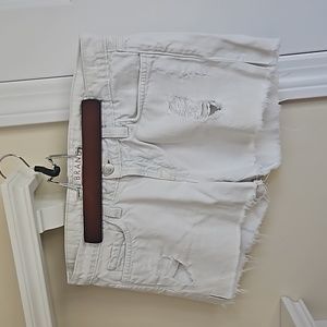 J brand distressed jean shorts, size 26